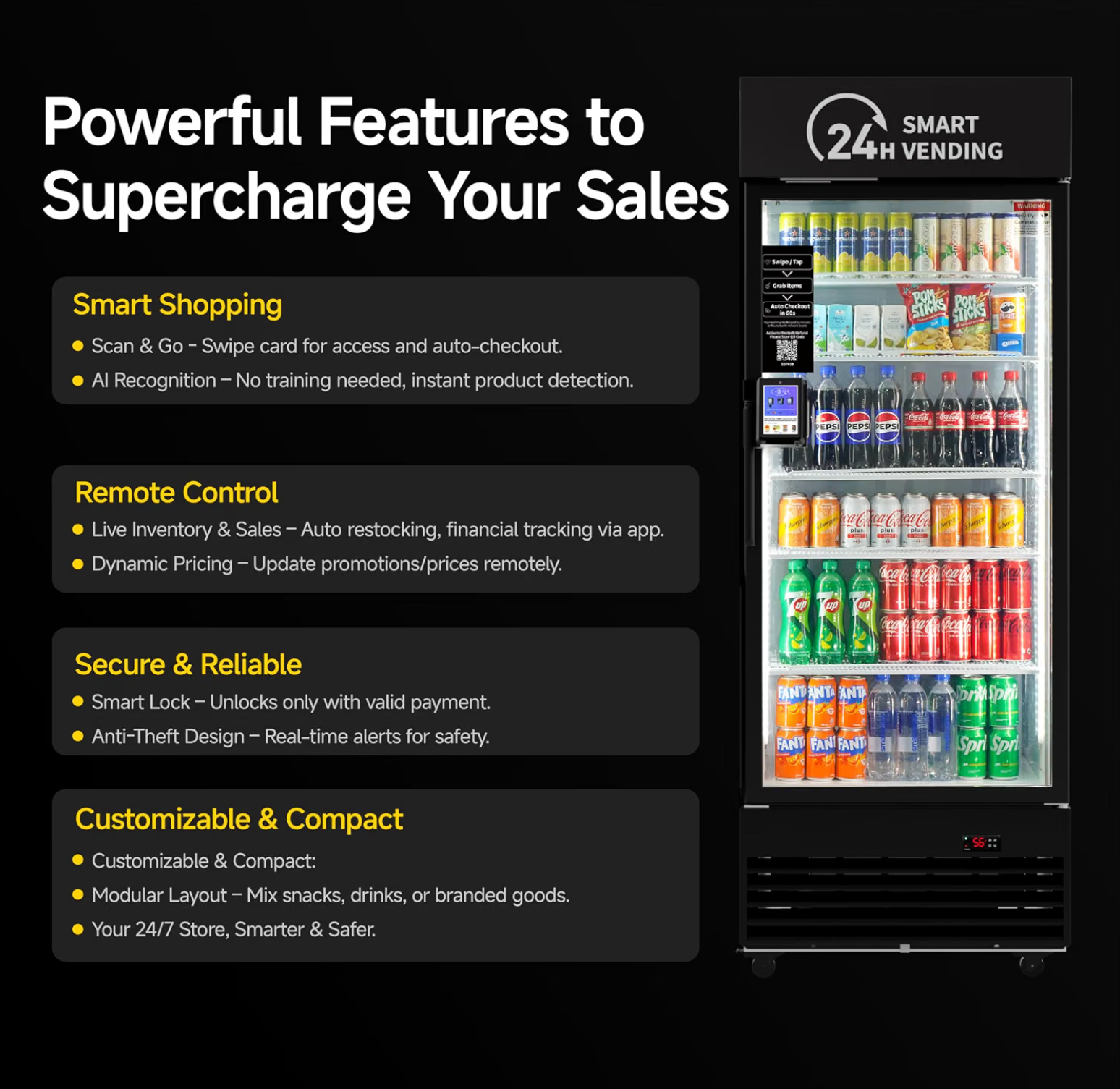 HAHA smart vending features